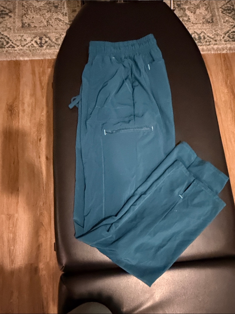 Women’s Teal Drawstring Scrub Pants